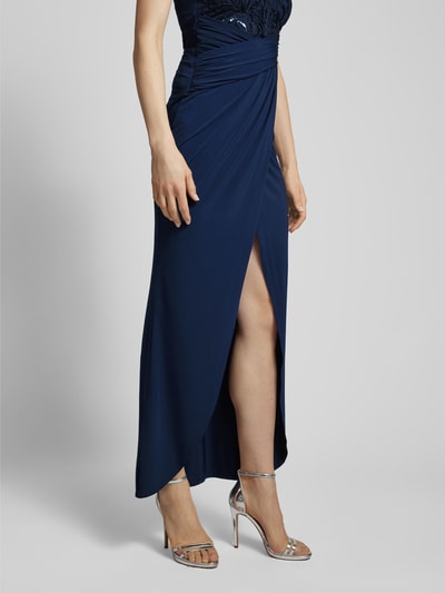 Lipsy Abendkleid mit Häkelspitze Marine 3