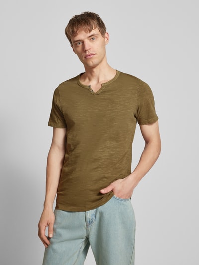 Jack & Jones T-Shirt mit V-Ausschnitt Oliv 4