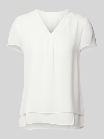 s.Oliver BLACK LABEL Blouseshirt met V-hals Offwhite - 2