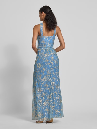 Adrianna Papell Maxi-jurk met volants en knoopdetail Lichtblauw - 5