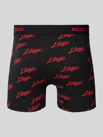 HUGO Trunks mit Label-Bund im 3er-Pack Oliv 3