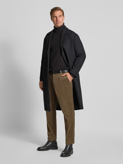 BOSS Tapered Cordhose aus Baumwoll-Mix Modell 'PERIN' Schlamm 1