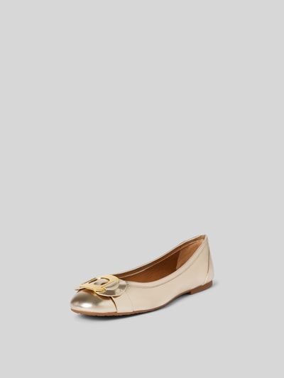 See by Chloé Ballerinas aus echtem Leder Gold 2