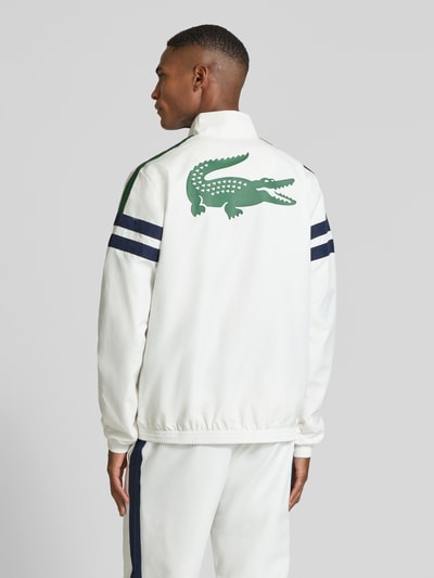 Lacoste Regular fit trainingspak met contraststrepen  Offwhite - 5