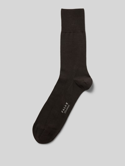 Falke Socken mit Woll-Anteil Modell 'ClimaWool' Dunkelbraun 1