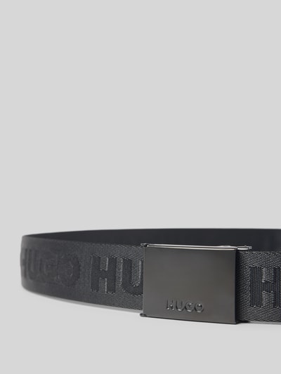 BOSS Gürtel mit Label-Musterung Modell 'GARRATT' Black 2