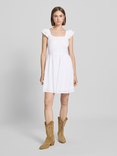 Only Slim fit mini-jurk van puur katoen, model 'DEFFIE' Offwhite - 1