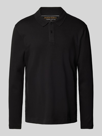 Christian Berg Men Regular Fit Poloshirt mit langen Ärmeln Black 2