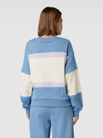 TheJoggConcept Sweatshirt met labelprint Lichtblauw - 5