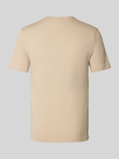 HUGO T-shirt met labelprint in een set van 3 stuks Beige - 3