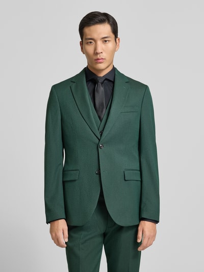 MCNEAL 2-knoops colbert met reverskraag Donkergroen - 4