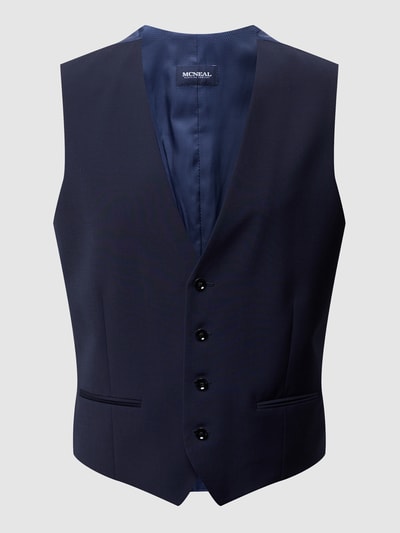 MCNEAL Gilet met knoopsluiting, model 'Freddy' Marineblauw - 2