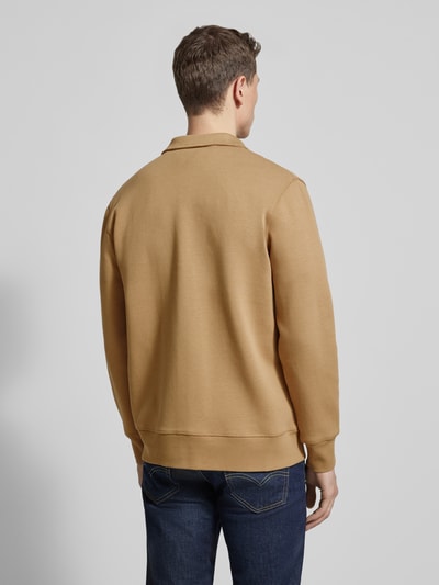 GANT Sweatjacke mit Pattentaschen Modell 'PONTE DI ROMA' Camel 5