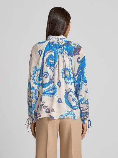 Herzensangelegenheit Bluzka ze stójką Królewski niebieski 5