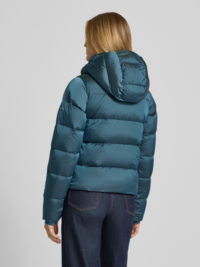 COLUMBIA Kurtka puchowa o kroju regular fit z kapturem model ‘Amaze’ Petrol 5