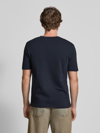 Marc O'Polo Denim Regular fit T-shirt van puur katoen Donkerblauw - 5