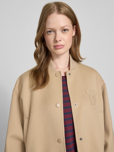 Weekend Max Mara Regular fit collegejack van wolmix, model 'ZELANTE' Camel - 3