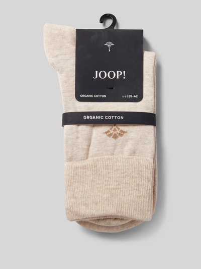 JOOP! Collection Skarpety z nadrukiem z logo w zestawie 2 szt. Piaskowy 3