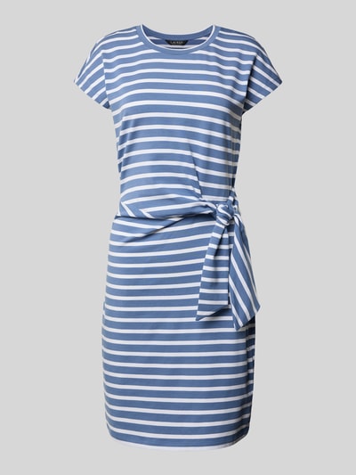 Lauren Ralph Lauren Mini-jurk met strikdetail, model 'TREANNA' Lichtblauw gemêleerd - 2