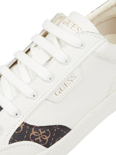 Guess Lederen sneaker  Wit - 2