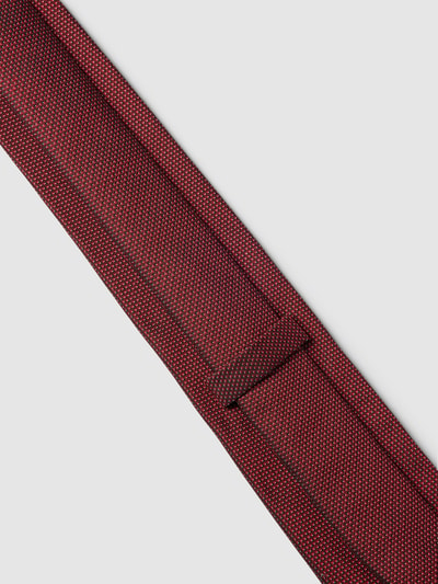 BOSS Slim Fit Krawatte mit Allover-Muster Rot 4