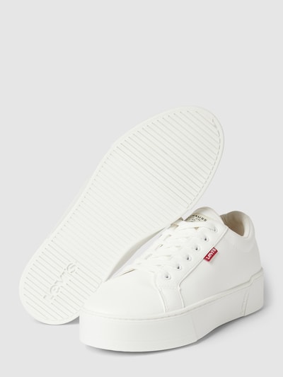 Levi’s® Acc. Plateau-Sneaker mit Label-Detail Modell 'TIJUANA' Weiss 4