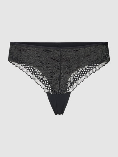 Passionata String mit Spitzenbesatz Modell 'Pila' Black 2