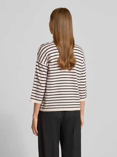 Milano Italy Strickpullover mit 3/4-Arm Offwhite 5