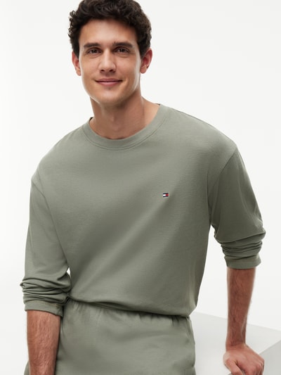 Tommy Hilfiger Trainingspak met logo in band in set van 2 Rietgroen - 4