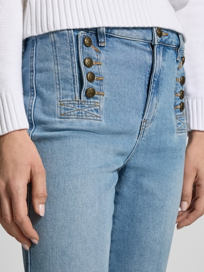 Lauren Ralph Lauren Flared Jeans mit französischen Eingrifftaschen Hellblau 3