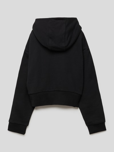 adidas Originals Cropped Hoodie mit Logo-Print Black 3