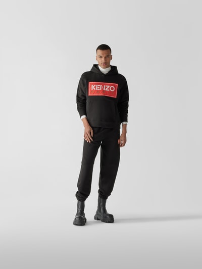 Kenzo Hoodie mit Label-Patch Black 1