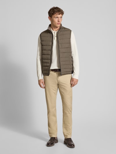 Christian Berg Men Bodywarmer met steekzakken Grafiet - 1