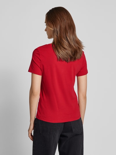 G-Star Raw T-shirt met labelprint Rood - 5