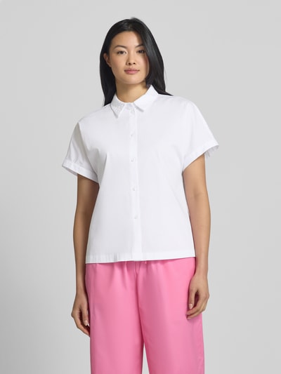 JOOP! Regular fit overhemdblouse met 1/2-mouwen, model 'Bailee' Wit - 4