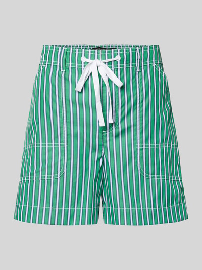 Lauren Ralph Lauren Regular Fit Shorts aus reiner Baumwolle Gruen 2