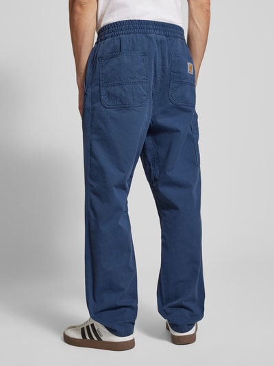 Carhartt Work In Progress Relaxed Fit Hose mit elastischem Bund Modell 'FLINT' Marine 5