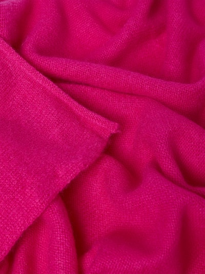 Christian Berg Woman Schal aus Kaschmir mit Rollsaum Pink 2