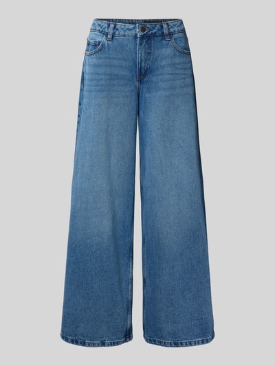 Noisy May Wide Leg Jeans mit Eingrifftaschen Modell 'KETTIE' Jeansblau 2