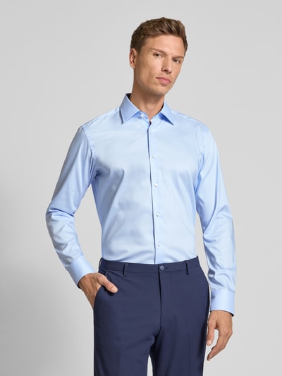 BOSS Regular Fit Businesshemd aus reiner Baumwolle Bleu 4