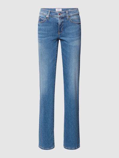 Cambio Straight Fit Jeans mit Stretch-Anteil Modell 'Paris' Blau 2