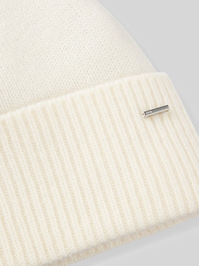 BOSS Muts van kasjmier, model 'LONESTA' Offwhite - 4