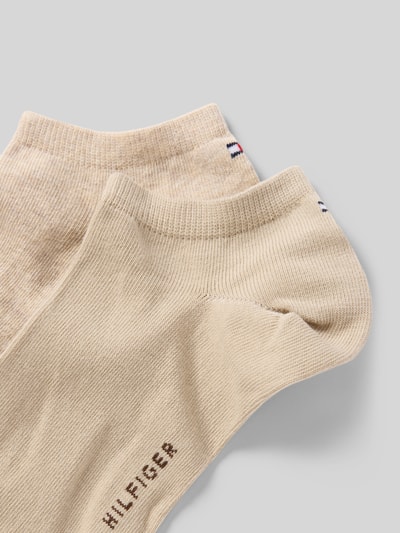 Produktfoto, Socken aus Baumwoll-Mix im 2er-Pack von Tommy Hilfiger, jednokolorowy, nadruk z logo, elastyczny ściągacz, drobny splot