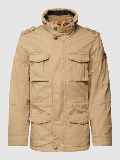 Wellensteyn Funktionsjacke in unifarbenem Design Modell 'COLONEL' Beige 2