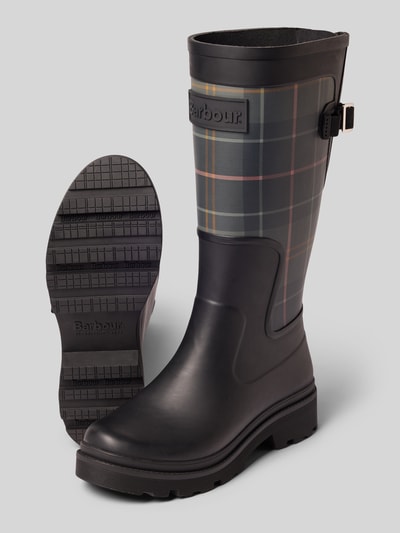 Barbour Gummistiefel mit Label-Patch Black 4