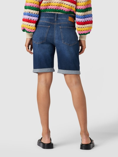 MAC Jeansshorts mit Zier-Applikation Blau 5