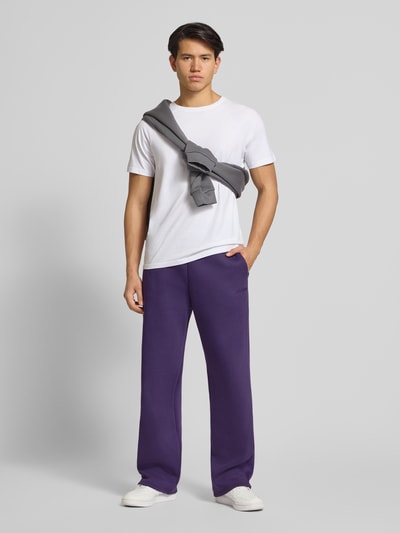 REVIEW Loose Fit Sweatpants mit Seitentaschen Lila 1