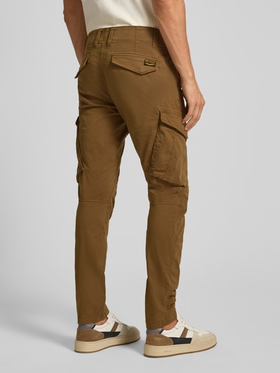 PME Legend Cargobroek met labeldetail en klepzakken, model 'Nordrop' Camel - 5