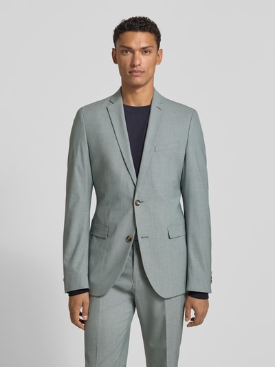 s.Oliver BLACK LABEL Slim fit colbert met viscose Lichtgroen - 4