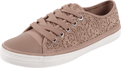s.Oliver RED LABEL Sneaker mit Häkelspitze Rosé 4